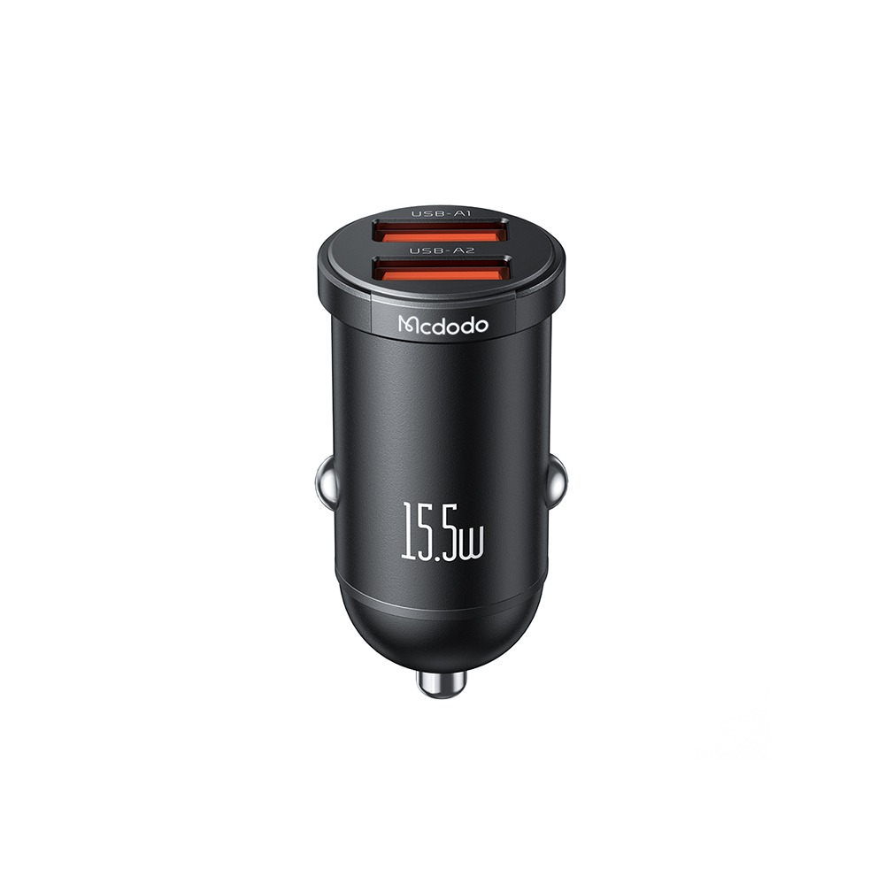 شارژر فندکی دو پورت ۱۵.۵ وات مک‌دودو مدل cc-295