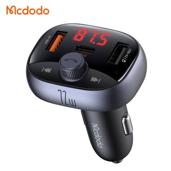 شارژر فندکی ۷۲ وات ۳ پورت اف‌ام پلیر مک‌دودو مدل cc-5950