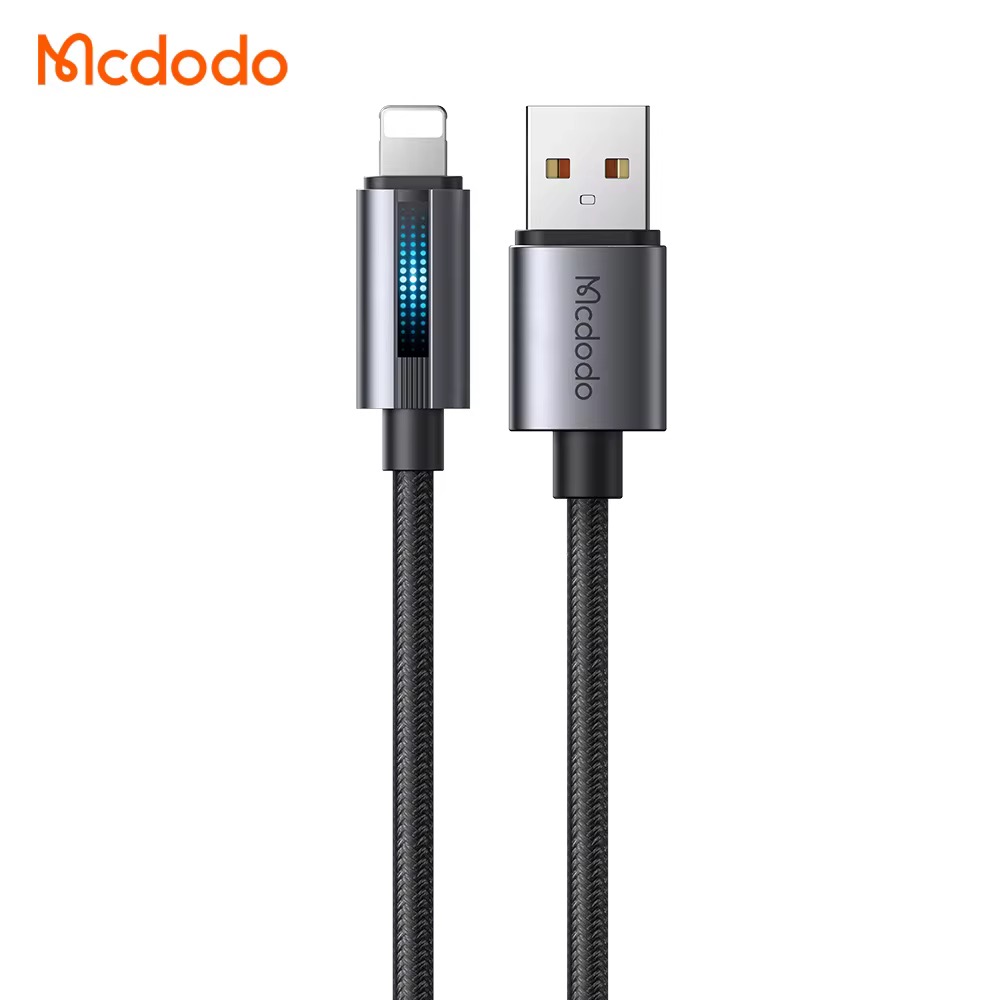 کابل شارژ USB به لایتنینگ کنفی چراغدار ۱.۲ متری مک‌دودو مدل ca-5660