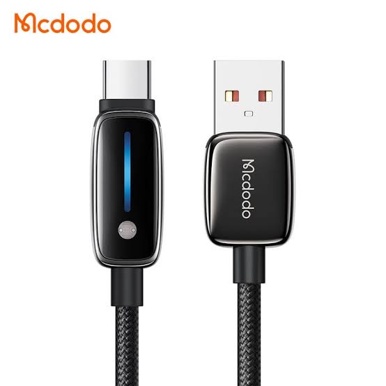 کابل شارژ USB به تایپ‌سی کنفی ۱۰۰ وات LED دار 100 وات مک‌دودو مدل ca-۰۰۲۰