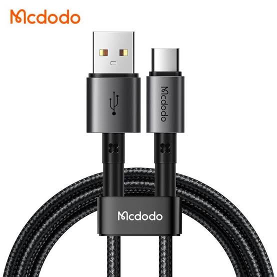 کابل شارژ USB به تایپ‌سی کنفی ۱۰۰ وات سر فلزی مک‌دودو مدل ca-۳۵۹۰ و ca-3591