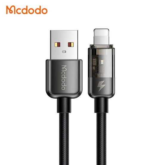 کابل شارژ USB به لایتنینگ قطع‌کن خودکار کنفی ۱.۲ متری مک‌دودو مدل ca-۳۱۴۰