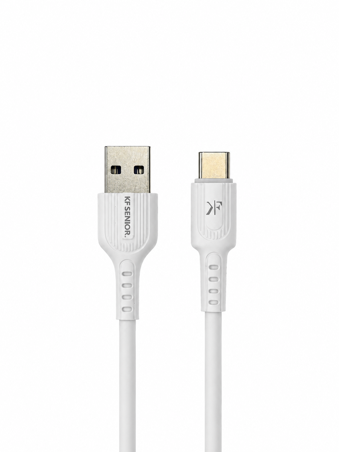 کابل USB به تایپ سی 67 وات با روکش سیلیکونی کی‌اف سنیور مدل S8_C طول 1.2 متر